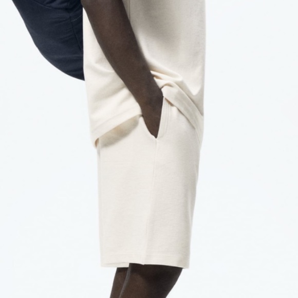 𝗡𝗪𝗧 𝗭𝗮𝗿𝗮 • Structured Ottoman Shorts Adjustable Waist Front Back Pockets - Picture 5 of 11